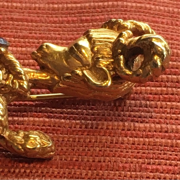 Vintage Vogue Jewelry Goat Brooch - Picture 4 of 10
